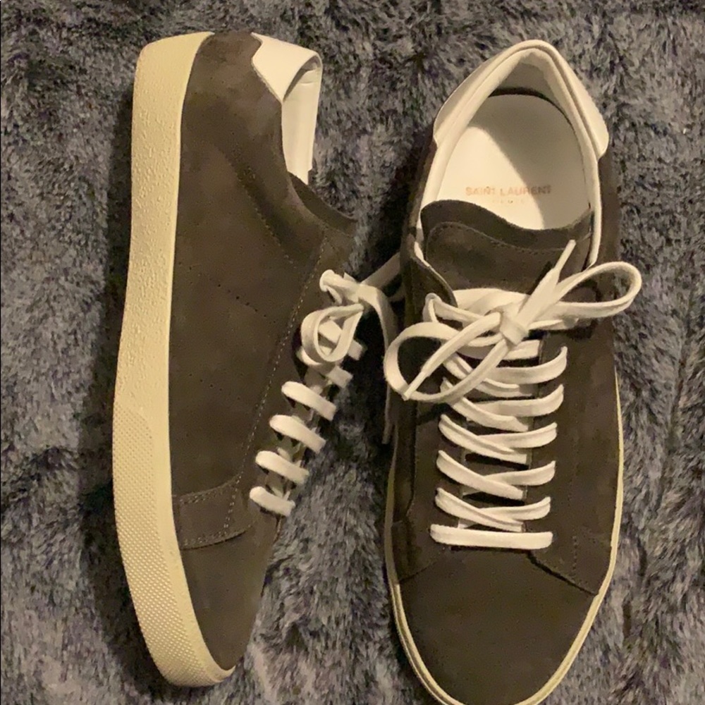 Saint Laurent SL06 41 Brown Suede